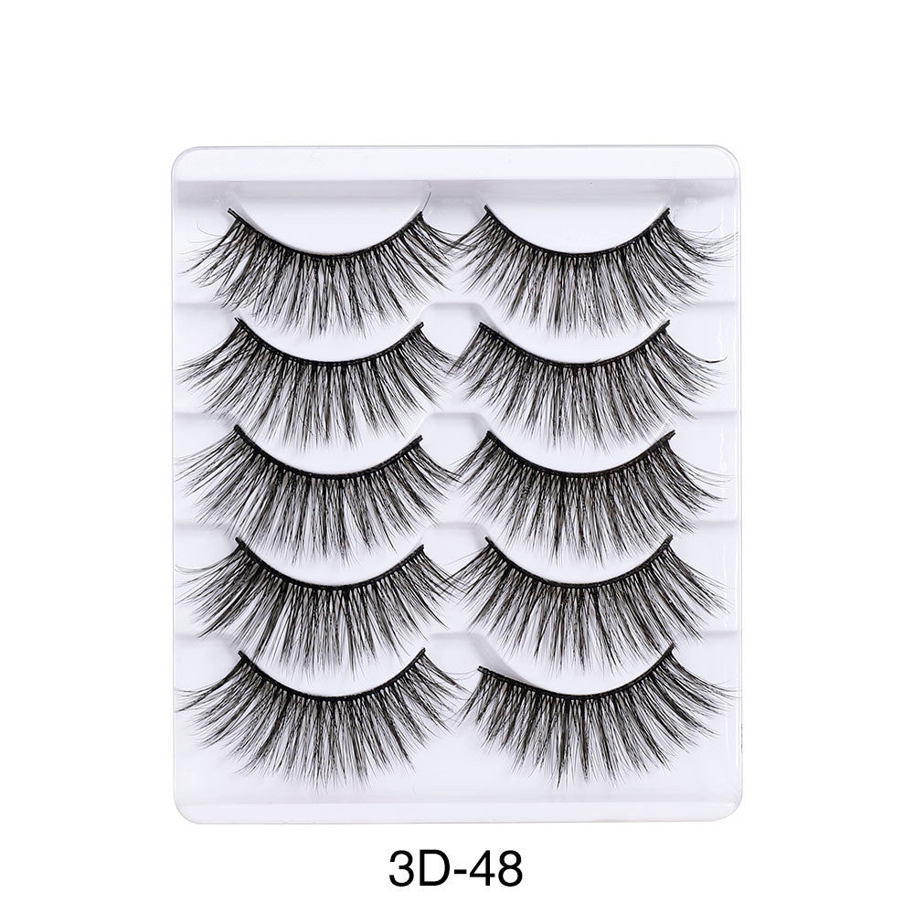 Set of 5 Pairs Mink Eyelashes