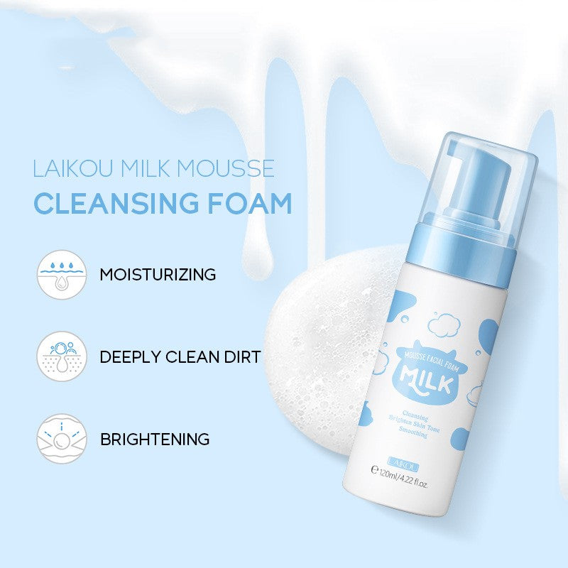 Milk Mousse Cleansing Facial Cleanser