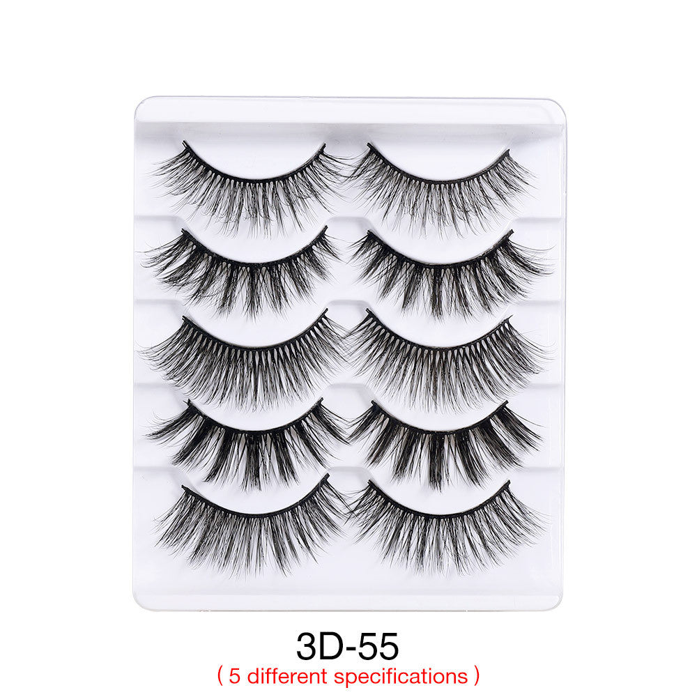 Set of 5 Pairs Mink Eyelashes