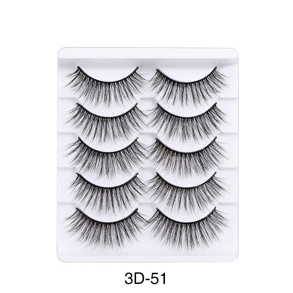 Set of 5 Pairs Mink Eyelashes