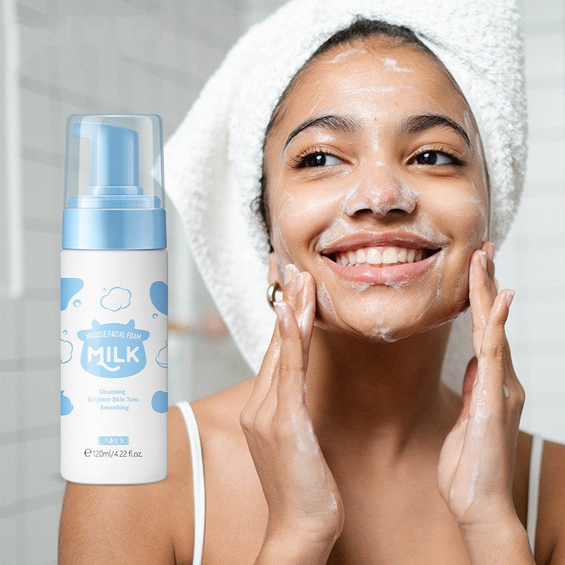 Milk Mousse Cleansing Facial Cleanser